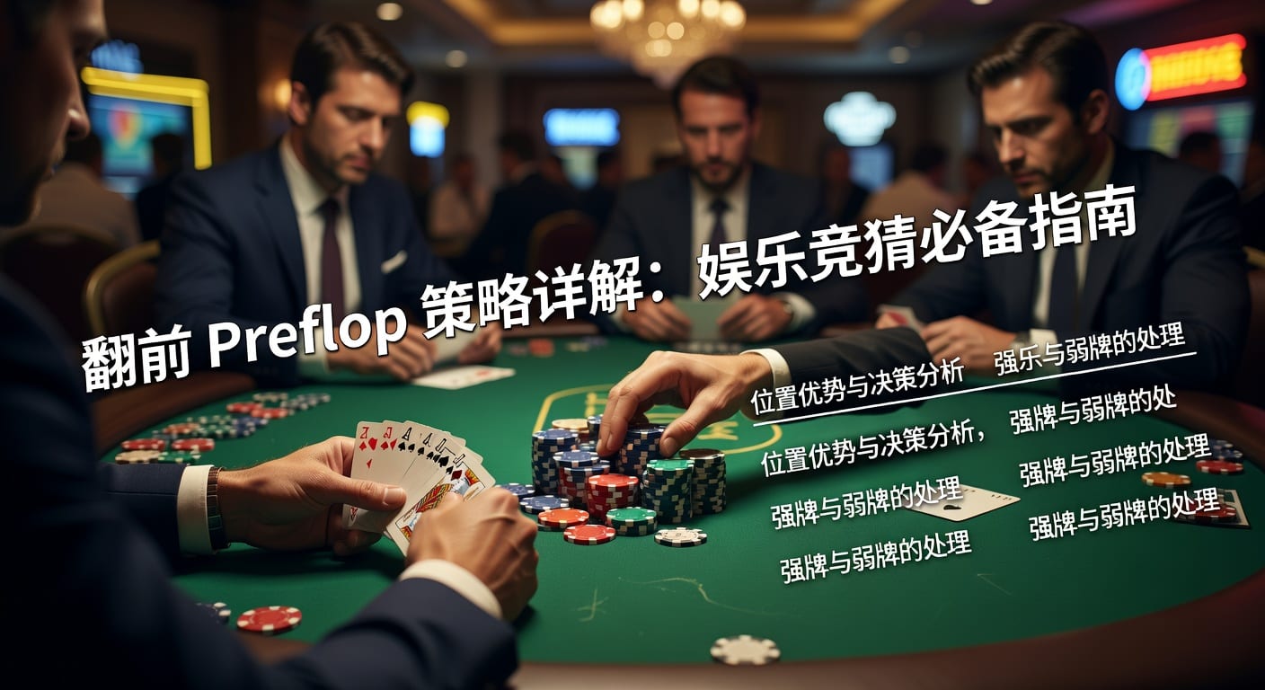翻前 preflop 实战分析：站位、范围与筹码管理