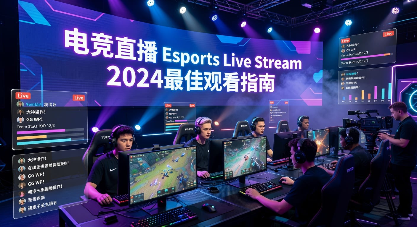 电竞直播 Esports Live Stream：观看体验与增长策略